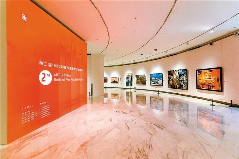 全国性综合美展亮相12博关山月美术馆 “时代中国”展现时代画卷