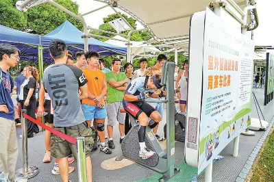 智能健身房给力 参赛不用出社区 智能健身房给力 参赛不用出社区