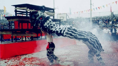 上川黄连胜醒狮舞 上川黄连胜醒狮舞